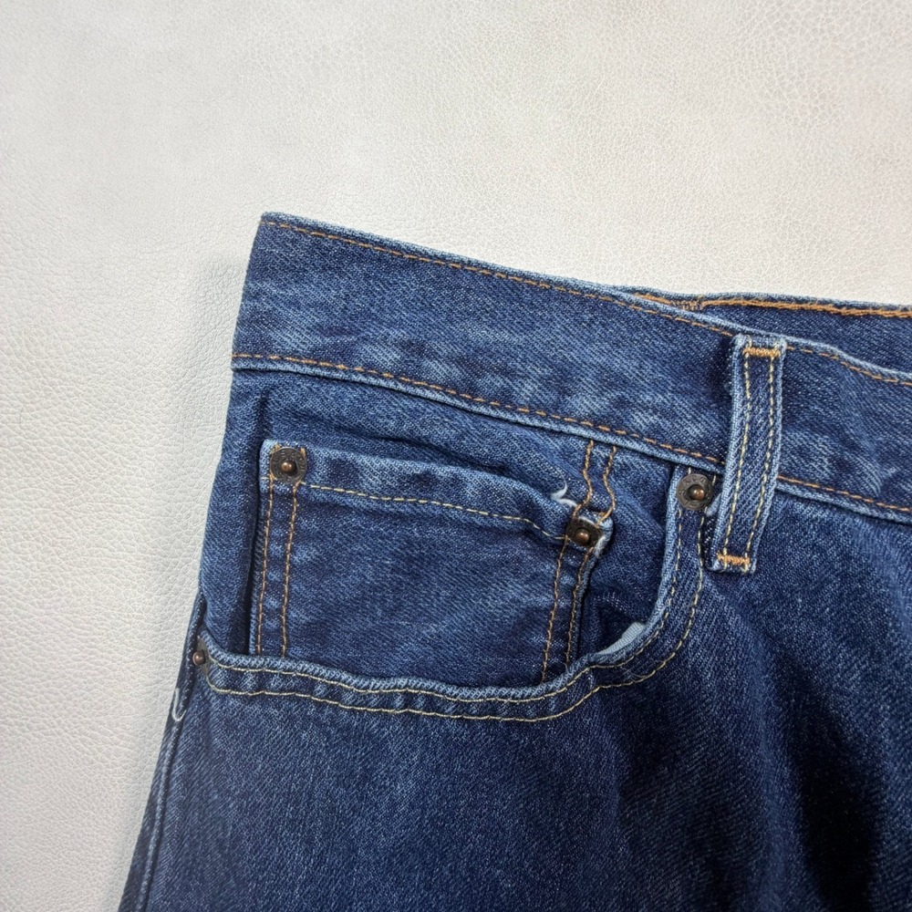 Levis 517 Bootcut Jeans Mens 36x34 Medium Wash Blue Denim Pants 517-0217‎ - Picture 10 of 12